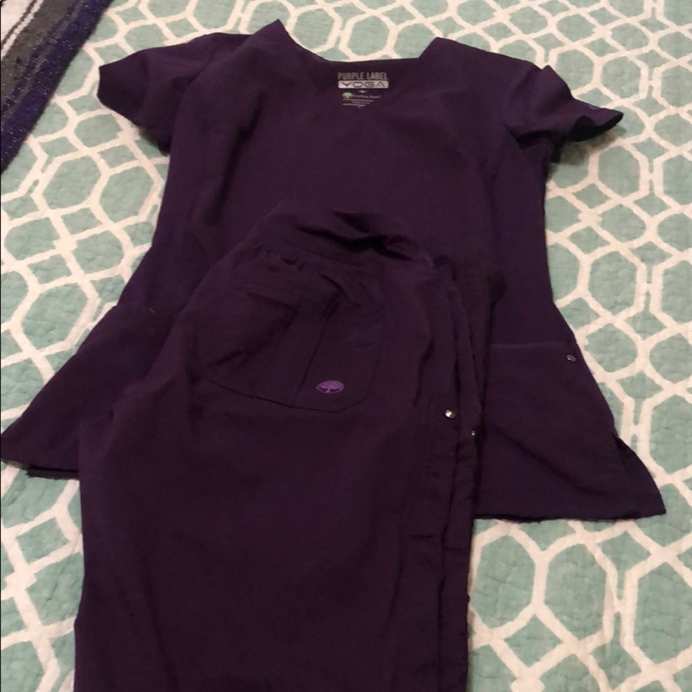 Healing Hands Purple Label Scrub Set